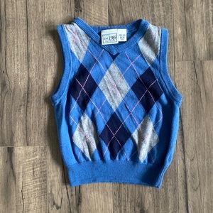 Argyle sweater vest